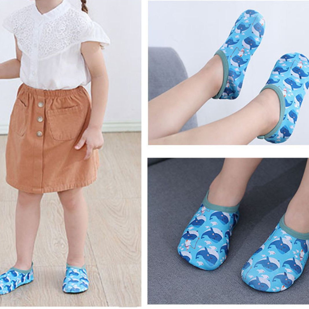 chaussures-aquatiques-bleue