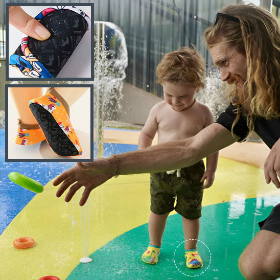 Chaussures-aquatiques-jaune