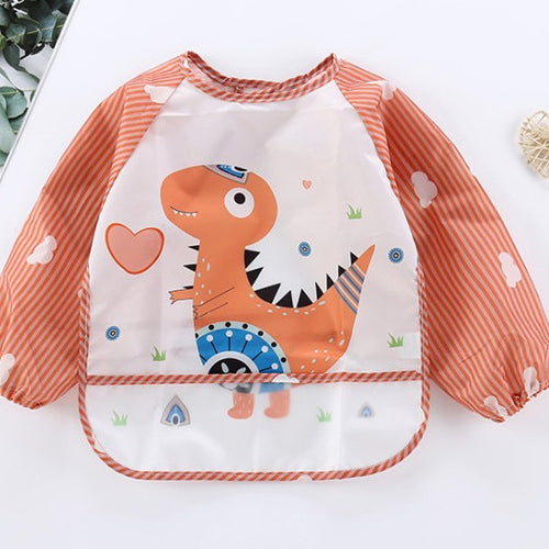 bavoir-bebe-rouge-dinausore