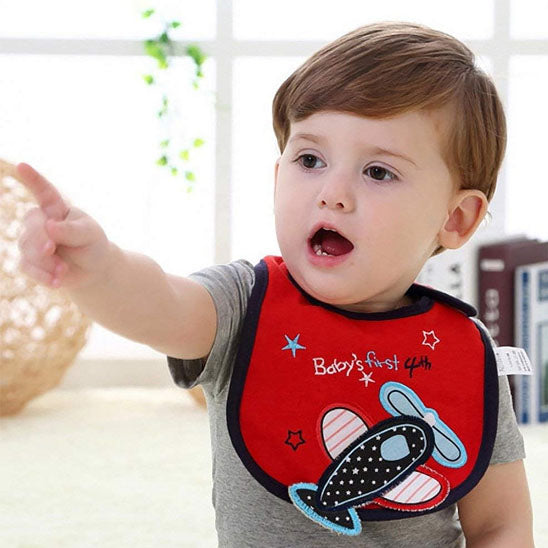 bavoir-bebe-rouge-noir