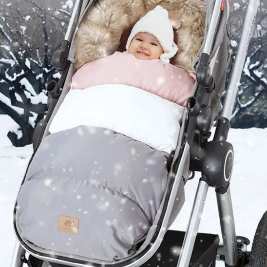chanceliere-poussette-rose-blanc-gris