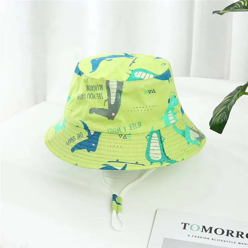 chapeau-bebe-crocodile-vert