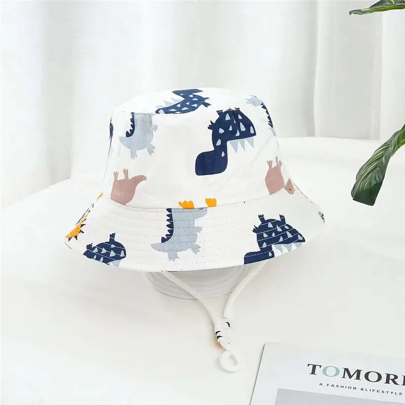 chapeau-bebe-dinausore blanc