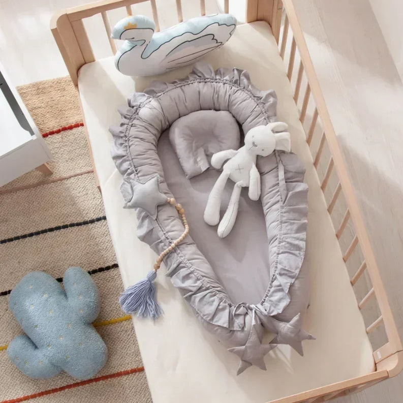 lit de voyage bébé grise