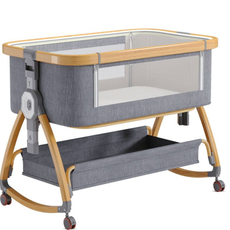 lit parapluie bébé gris doe
