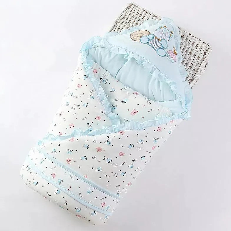 nid d'ange bébé bleue