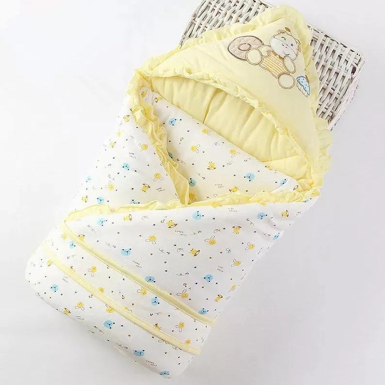 nid d'ange bébé jaune