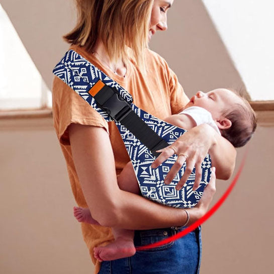 porte bébé bleue