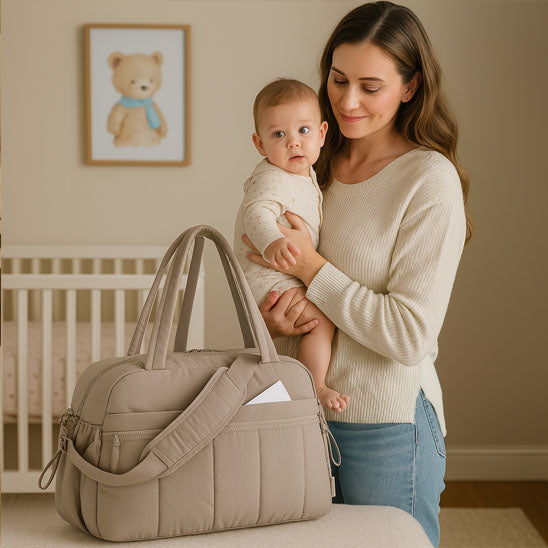 sac à langer kaki