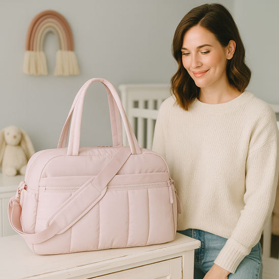 sac à langer rose