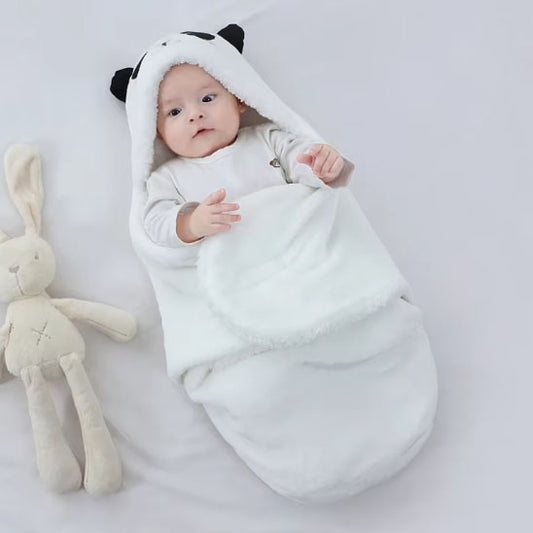 nid d'ange bébé blanc panda