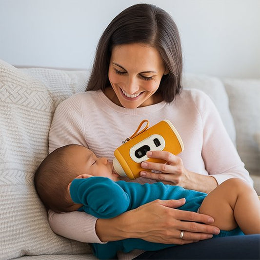 Chauffe biberon jaune