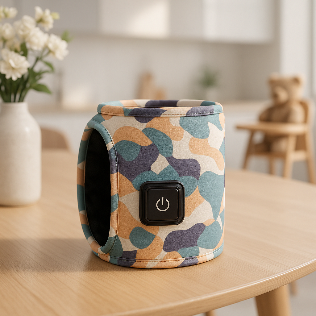 chauffe biberon camouflage vert