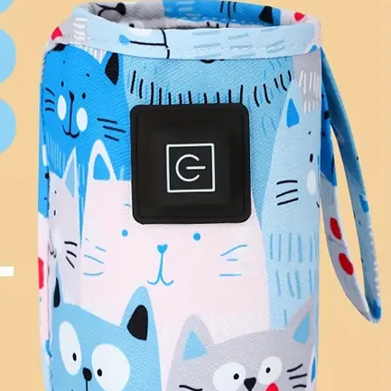 chauffe biberon portable bleue