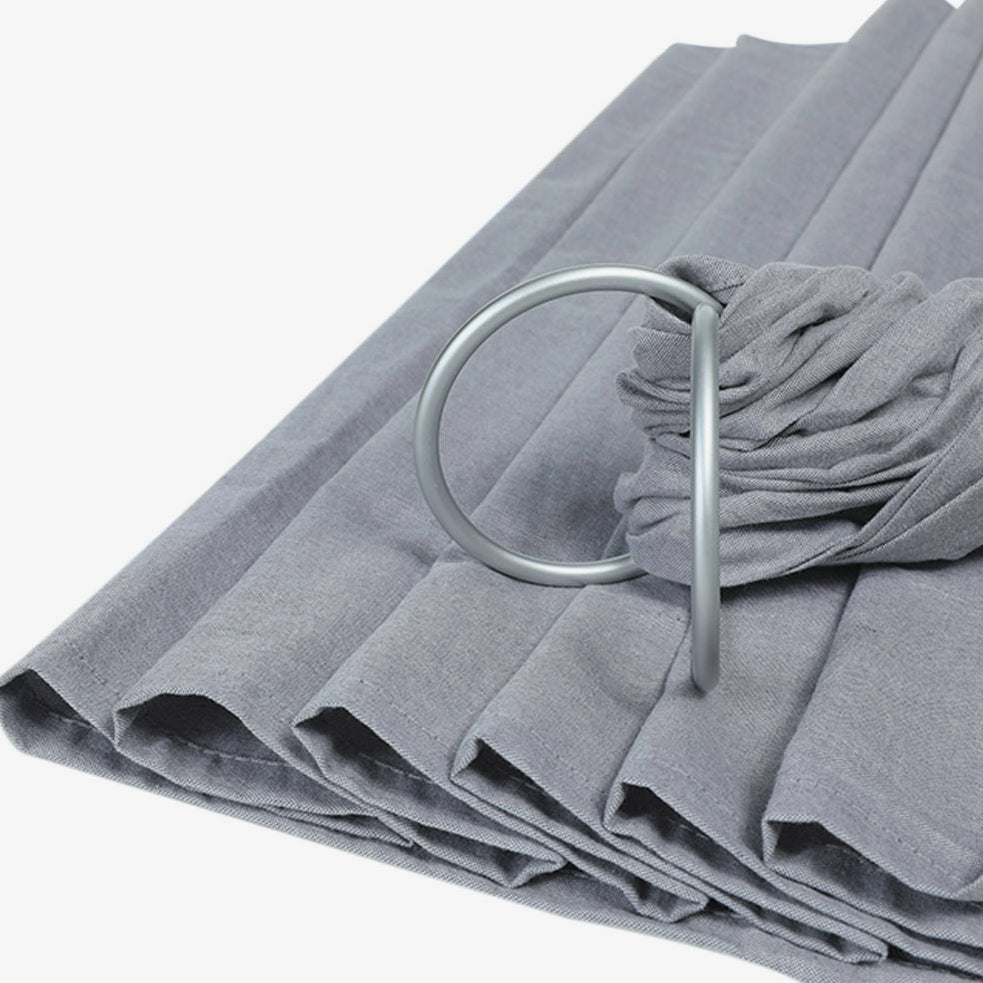 écharpe de portage bébé gris