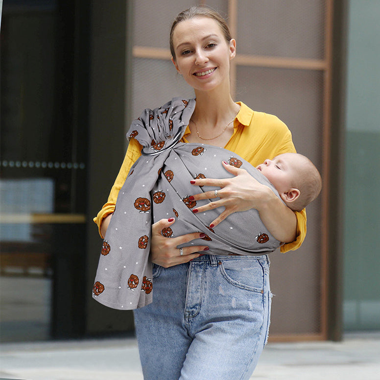 écharpe de portage bébé sortie