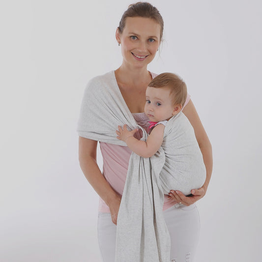 écharpe de portage bébé blanc
