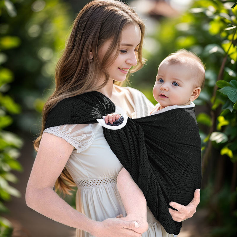 écharpe sling sombre noir